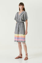 Irya-Serene Uzun Plaj Elbisesi Siyah-Elbise-4-Milagron.com