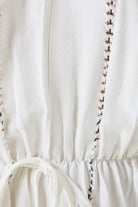 Irya-Serene Uzun Plaj Elbisesi Siyah Örgü Ajur-Elbise-2-Milagron.com