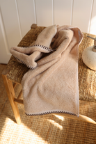 İrya-Shadow %100 Pamuk Banyo Havlusu 70x140 Cm Bej-Banyo Havlusu-4-Milagron.com