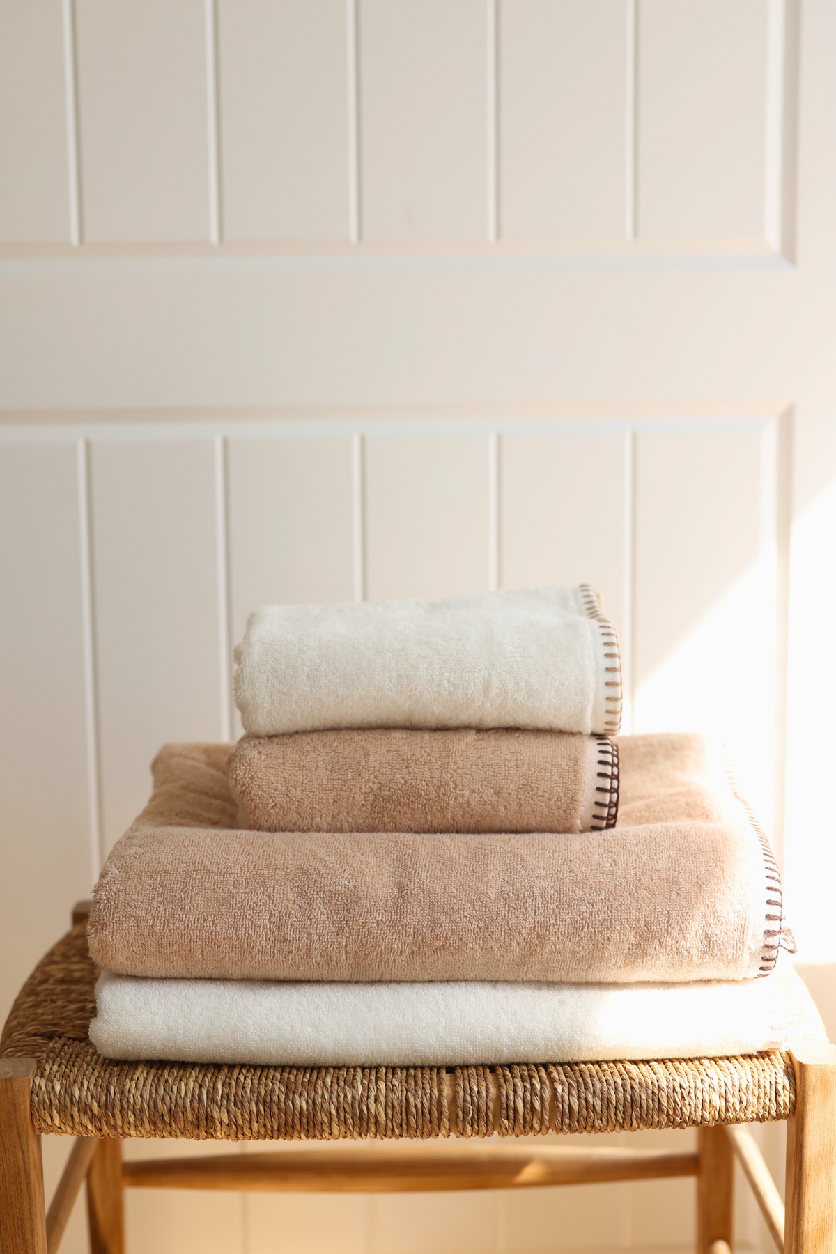 İrya-Shadow %100 Pamuk Banyo Havlusu 70x140 Cm Ekru-Banyo Havlusu-4-Milagron.com