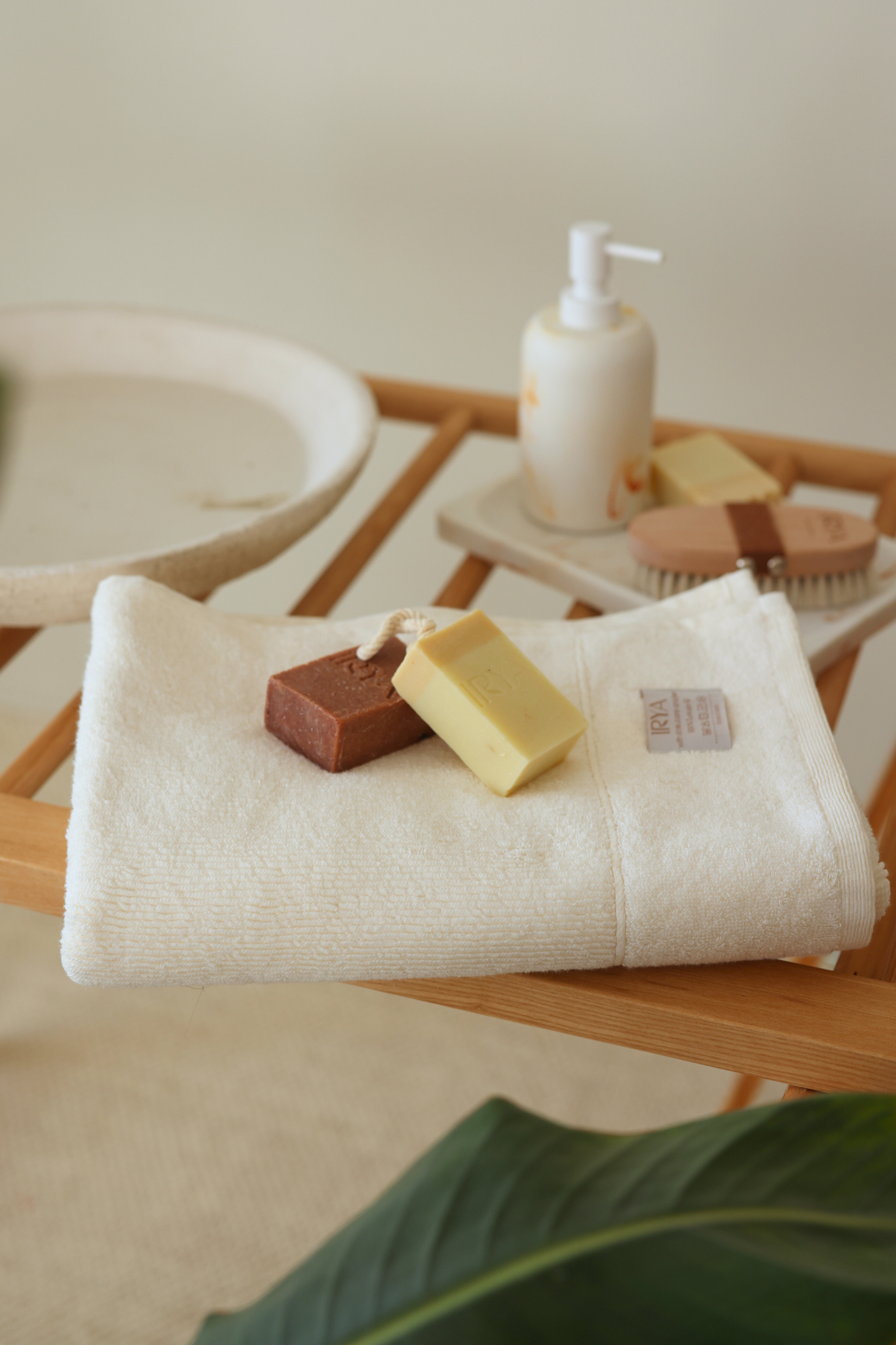 İrya-Solena Havlu 70x140cm Ekru-Havlu-9-Milagron.com