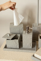 Irya-Terra Tepsi Gri-Banyo Seti-4-Milagron.com