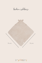 Irya-Tiny Bear Organik Pamuk Bebek Kundak Bej 75x75-Havlu & Peştamal-5-Milagron.com