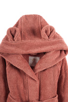 Irya-Tiny Bear Organik Pamuk Çocuk Bornoz Kiremit-Bornoz-8-Milagron.com