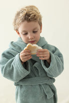 Irya-Tiny Bear Organik Pamuk Çocuk Bornoz Mint-Bornoz-4-Milagron.com