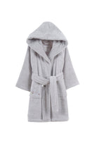 Irya-Tiny Koala Organik Pamuk Nakışlı Çocuk Bornoz Gri-Bornoz-3-Milagron.com