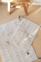 İRYA-Togo 2’li Takım Banyo Paspası %100 Pamuk 40x60 + 60x90 Gri-Banyo Paspası-2-Milagron.com