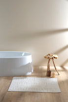 Irya-Togo Tekli Banyo Paspası %100 Pamuk 70x110 Ekru-Paspas-1-Milagron.com