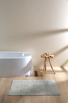 Irya-Togo Tekli Banyo Paspası %100 Pamuk 70x110 Gri-Paspas-1-Milagron.com