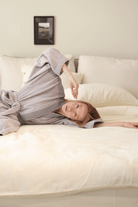 Irya-Travertine %100 Pamuk Kadın Bornoz Gri-Bornoz-4-Milagron.com