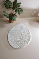 Irya-Tropic Tekli Banyo Paspası %100 Pamuk 70x110 Ekru-Paspas-7-Milagron.com