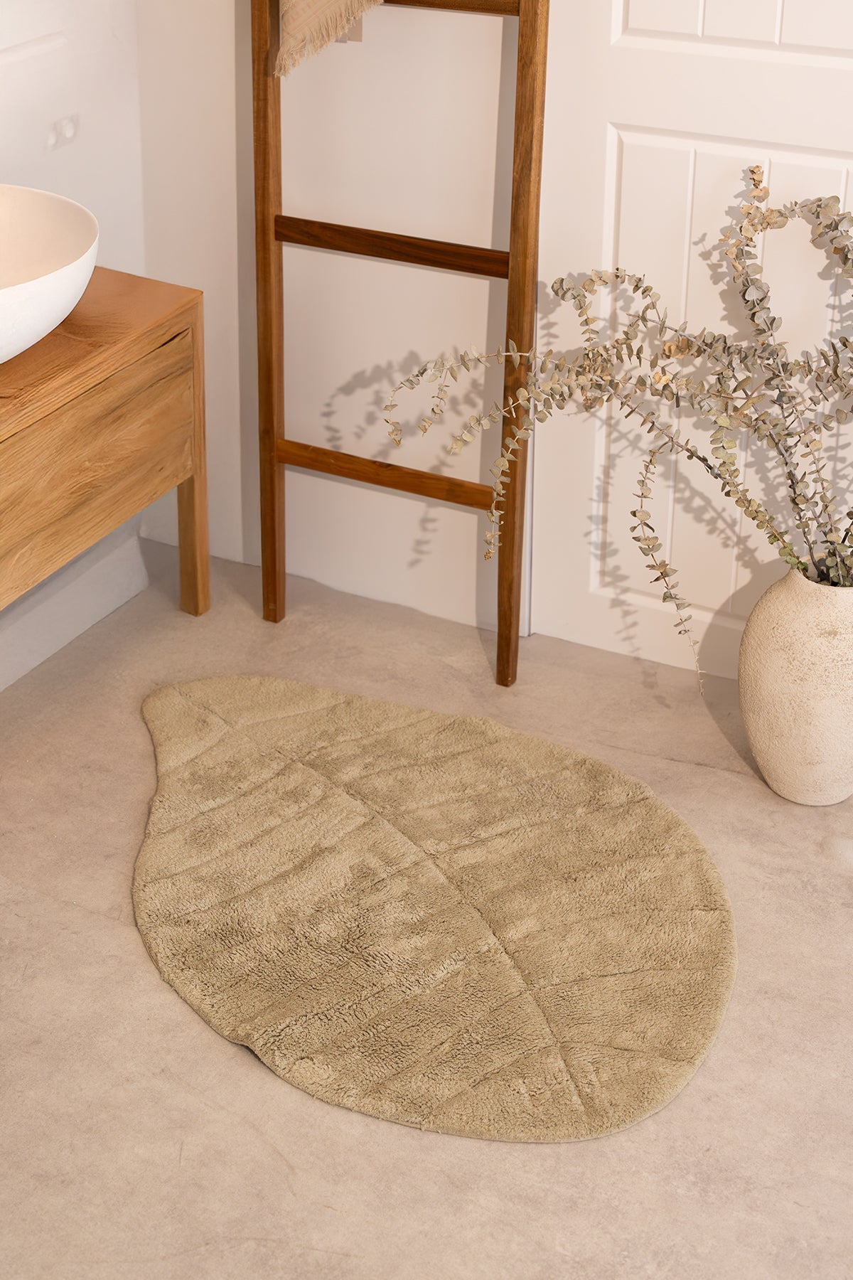 Irya-Tropic Tekli Banyo Paspası %100 Pamuk 70x110 Mint-Paspas-6-Milagron.com