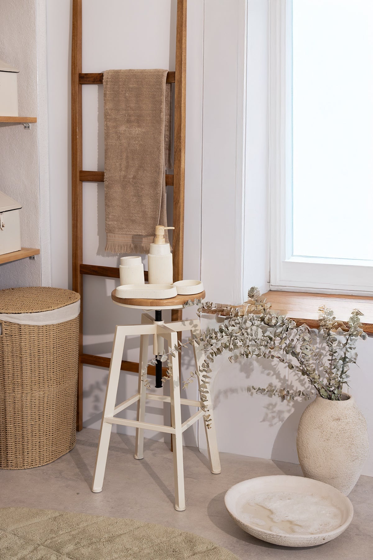 Irya-Tropic Tekli Banyo Paspası %100 Pamuk 70x110 Mint-Paspas-7-Milagron.com