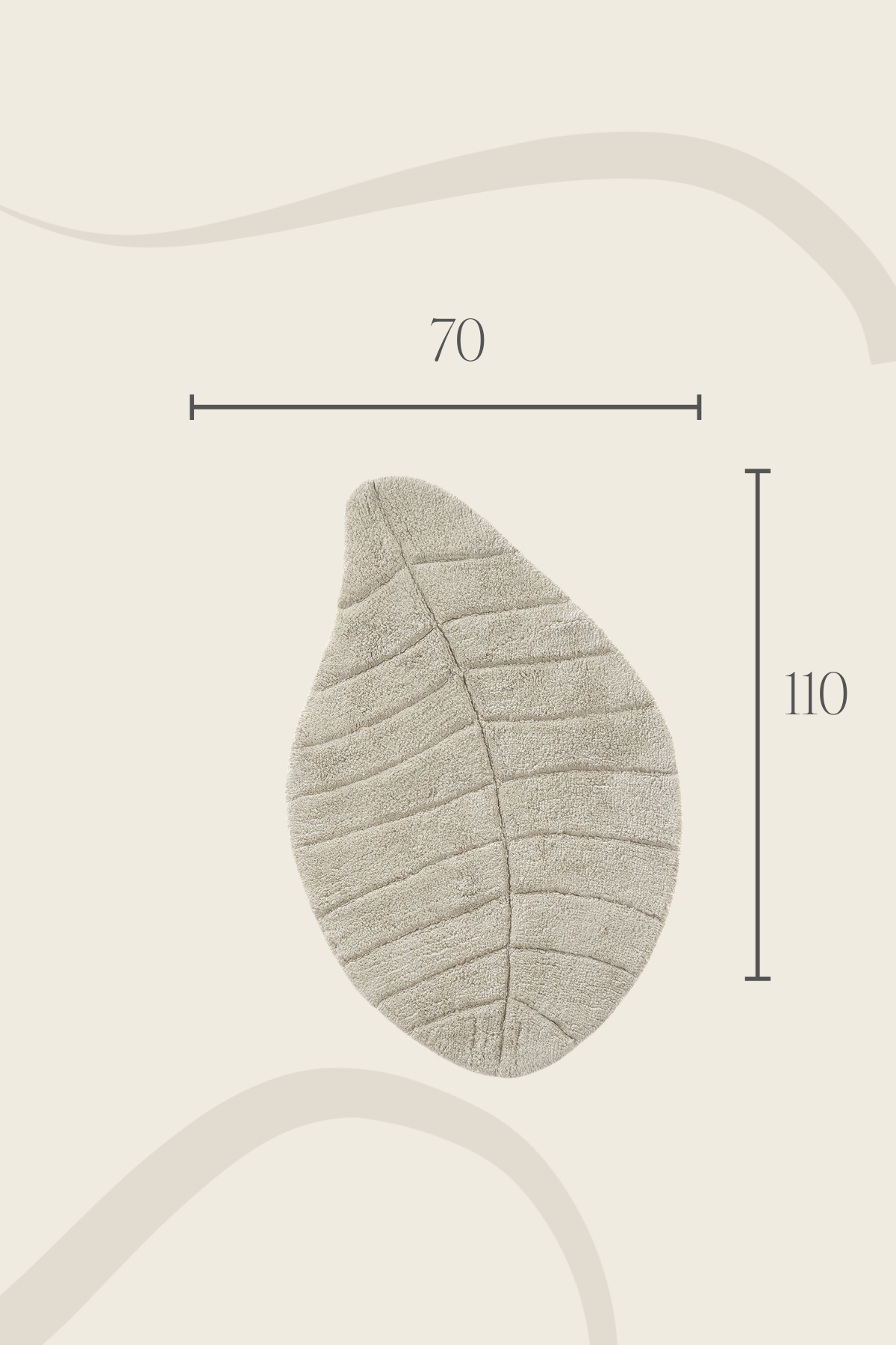 Irya-Tropic Tekli Banyo Paspası %100 Pamuk 70x110 Mint-Paspas-9-Milagron.com