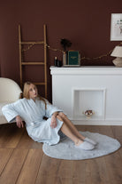 İrya-Verona Bambu Kadın Bornoz Buz Mavi-Bornoz-3-Milagron.com