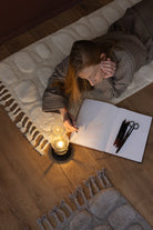 İrya-Wall Tekli Banyo Paspası %100 Pamuk 60x100 Cm Ekru-Banyo Paspası-3-Milagron.com