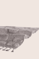 İrya-Wall Tekli Banyo Paspası %100 Pamuk 60x100 Cm Gri-Banyo Paspası-4-Milagron.com