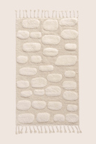 İrya-Wall Tekli Banyo Paspası %100 Pamuk 70x150 Cm Ekru-Banyo Paspası-5-Milagron.com