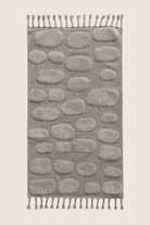 İrya-Wall Tekli Banyo Paspası %100 Pamuk 70x150 Cm Gri-Banyo Paspası-4-Milagron.com