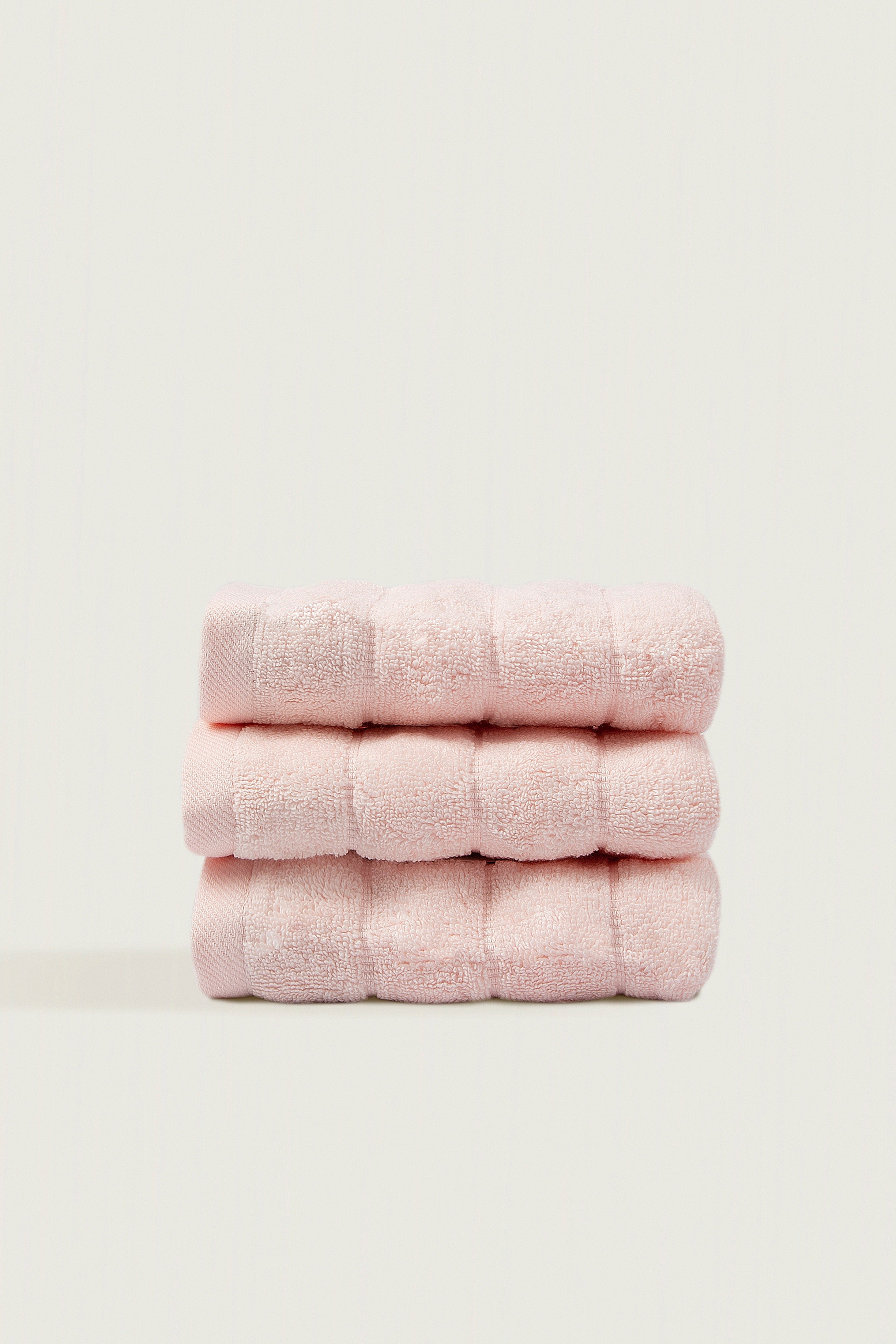 Irya-Wendy 3'lü El Havlu Seti 30x50 Pembe-Havlu-1-Milagron.com