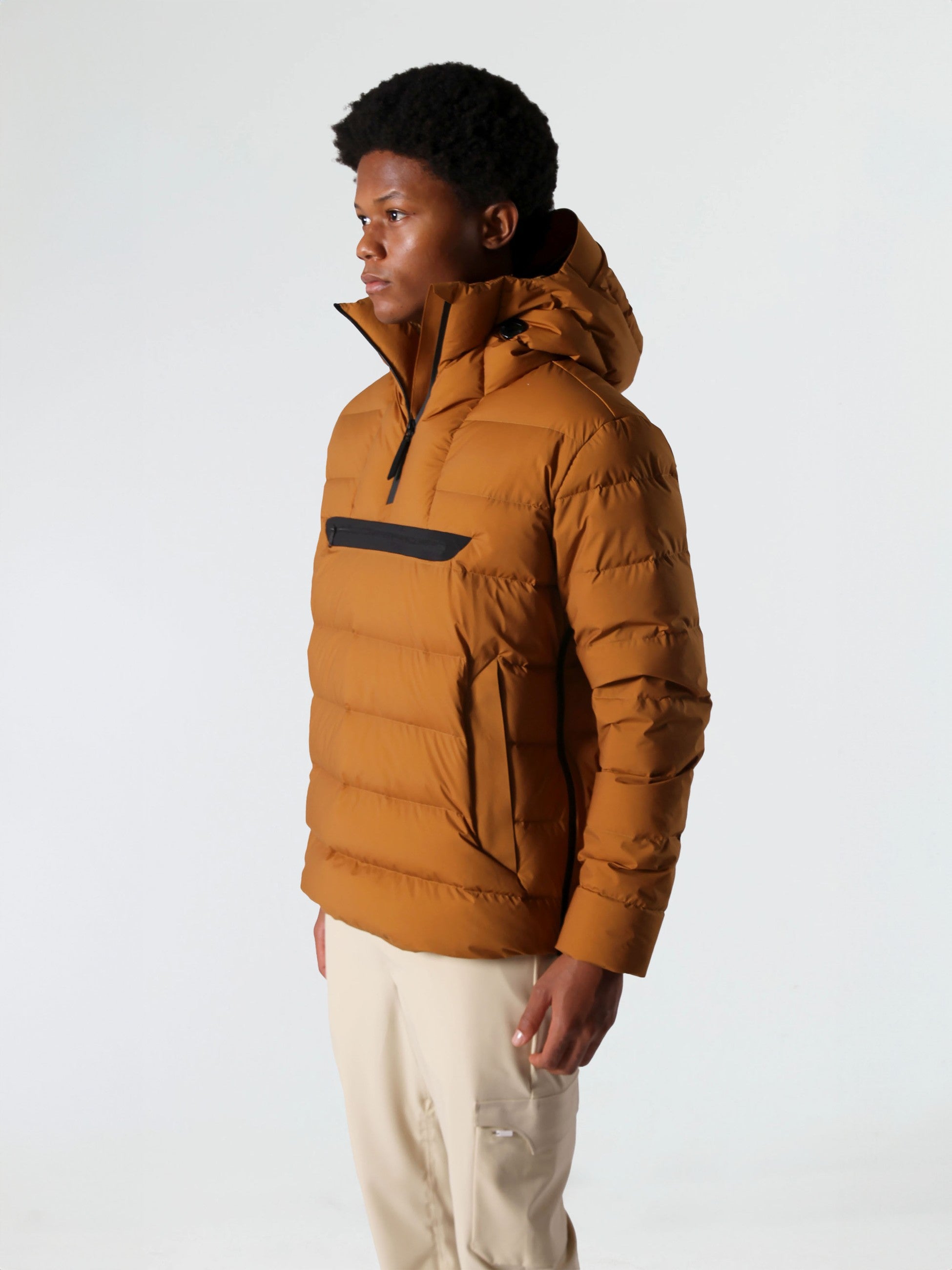 Isaora-Half Zip Voyager Kaz Tüyü Mont-Mont-6-Milagron.com