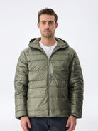 Hooded Bold Down Ceket