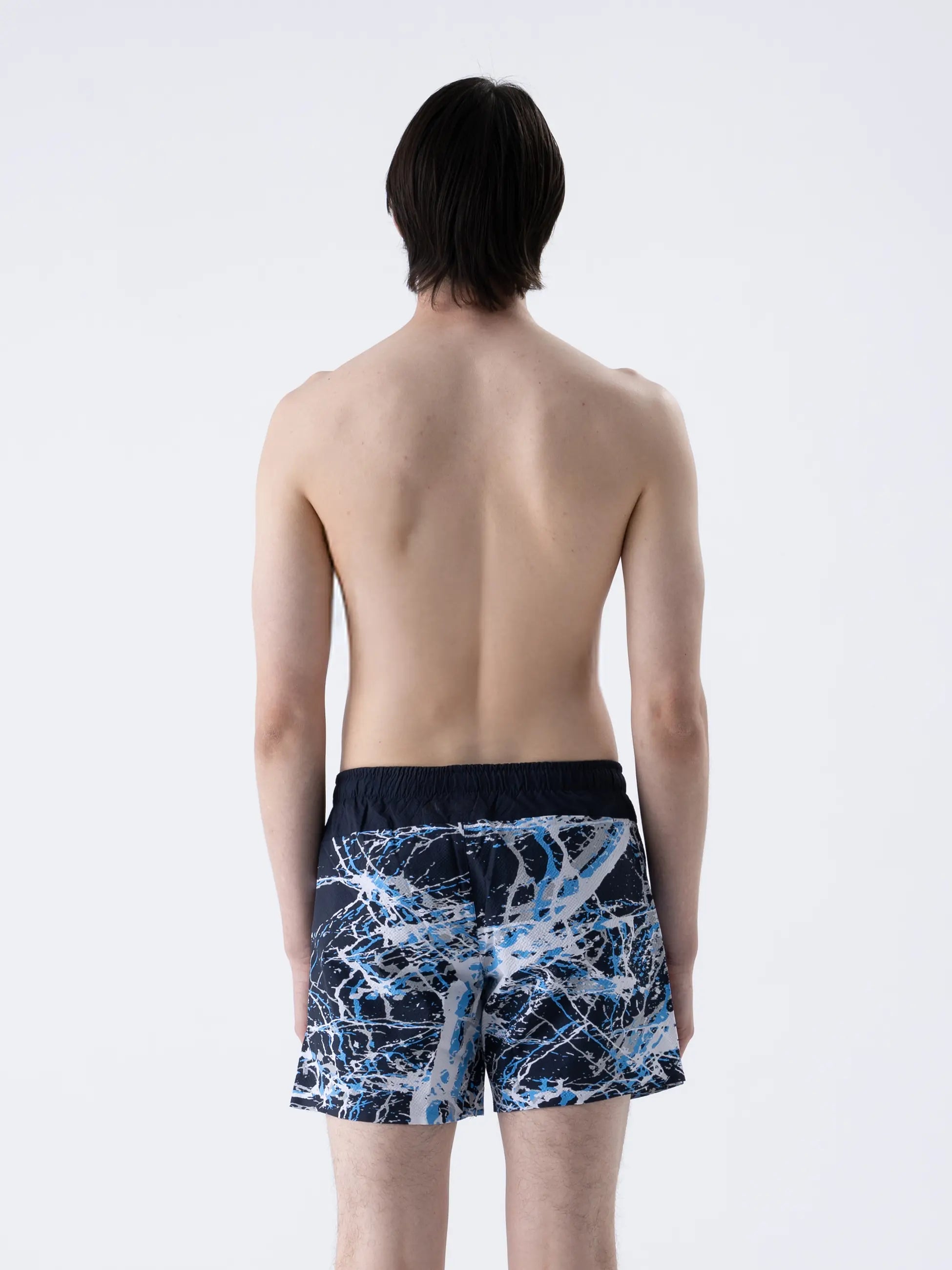 Isaora-Marble Baskili Deni̇z şortu-4-Milagron.com