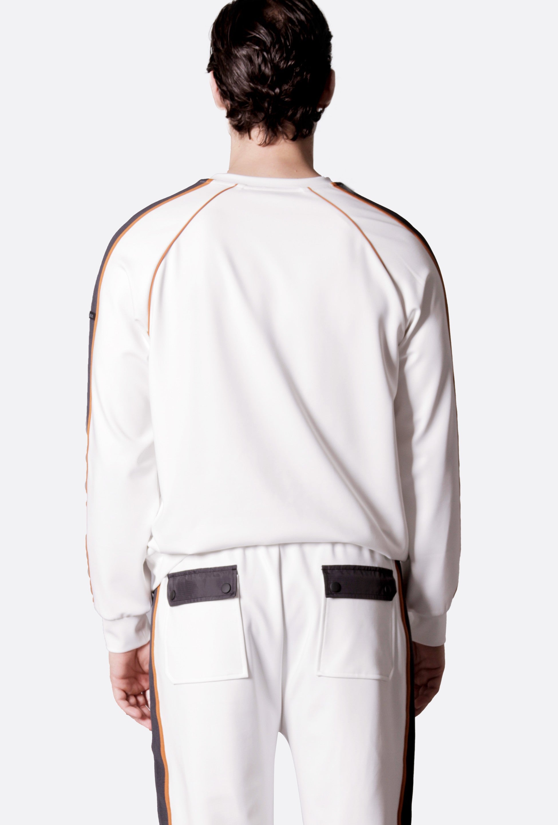 Isaora-Stripe Crew Neck Sweat-Sweatshirts & Hoodies-10-Milagron.com