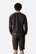 Isaora-Stripe Crew Neck Sweat-Sweatshirts & Hoodies-3-Milagron.com