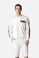 Isaora-Stripe Crew Neck Sweat-Sweatshirts & Hoodies-8-Milagron.com