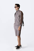 Isaora-Stripe Şeri̇tli̇ Şort-Şort-2-Milagron.com