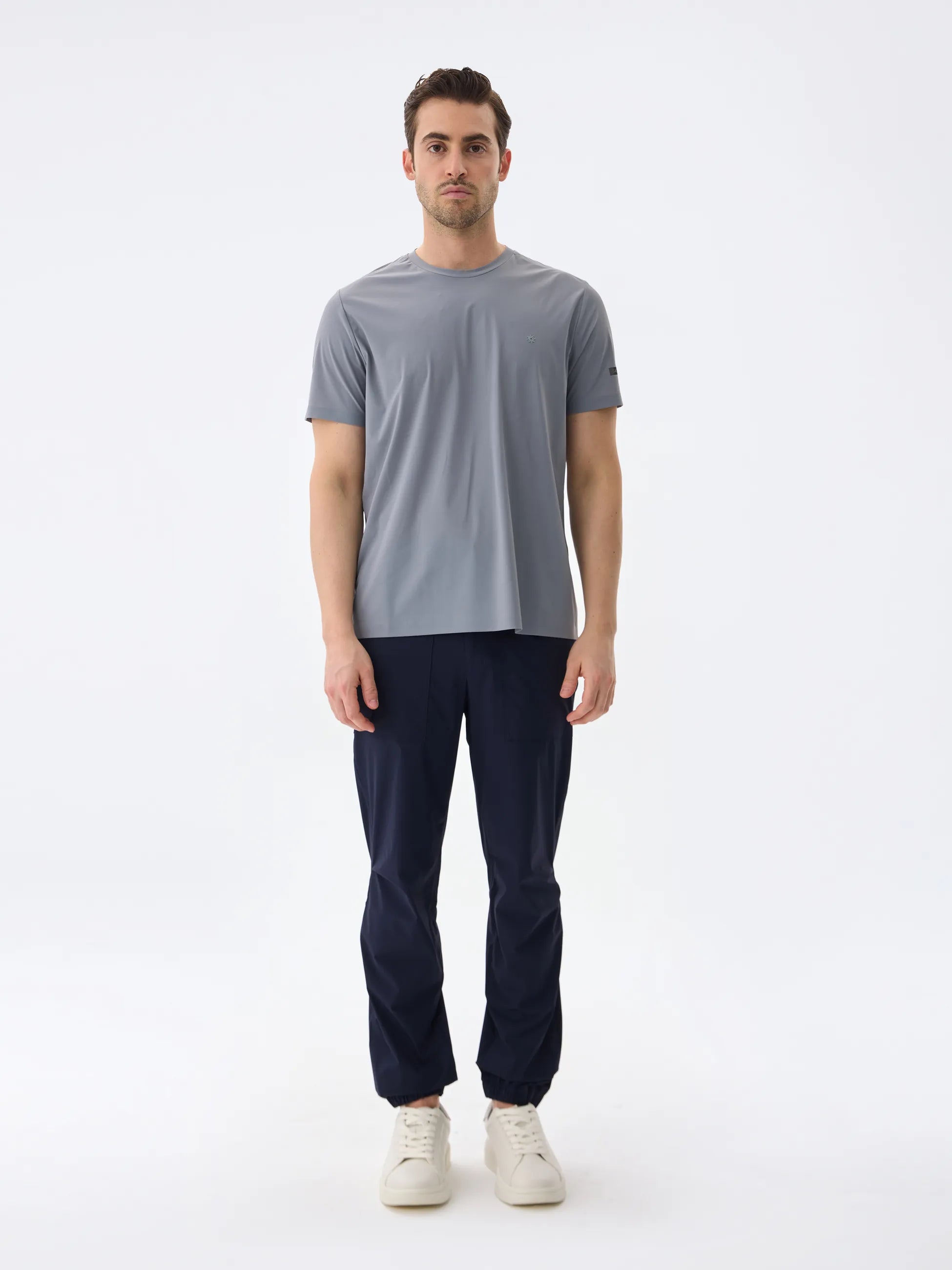 Isaora-Super Crew Kisa Kollu Ti̇şört-18-Milagron.com