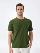 Isaora-Super Crew Kisa Kollu Ti̇şört-20-Milagron.com