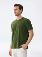 Isaora-Super Crew Kisa Kollu Ti̇şört-21-Milagron.com