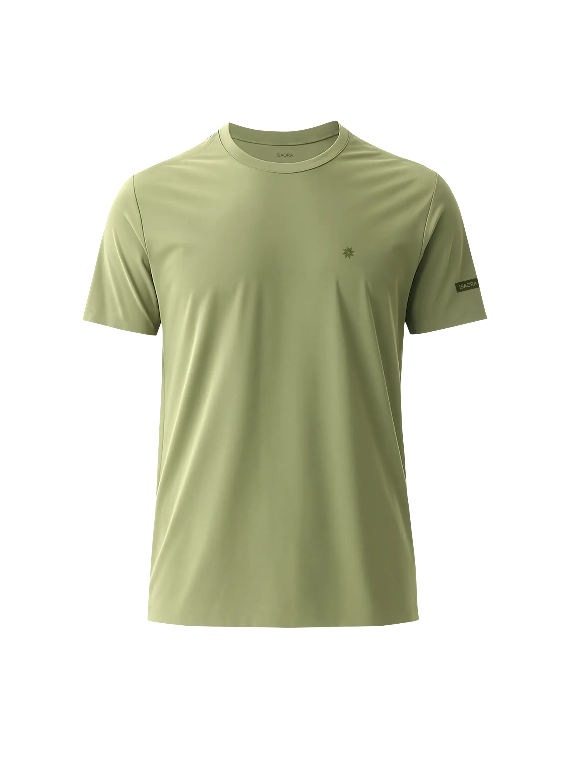 Isaora-Super Crew Kisa Kollu Ti̇şört-25-Milagron.com