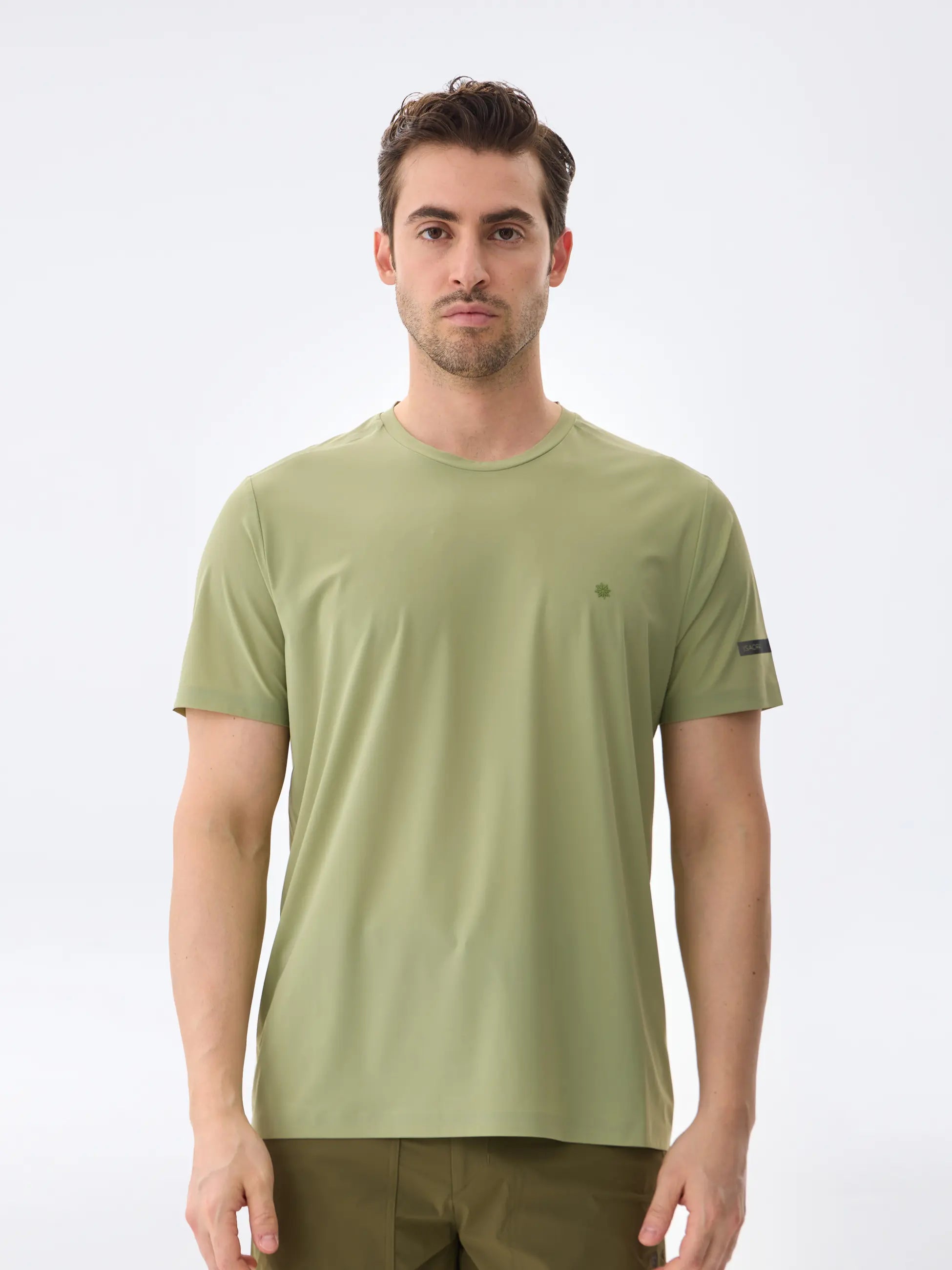 Isaora-Super Crew Kisa Kollu Ti̇şört-26-Milagron.com