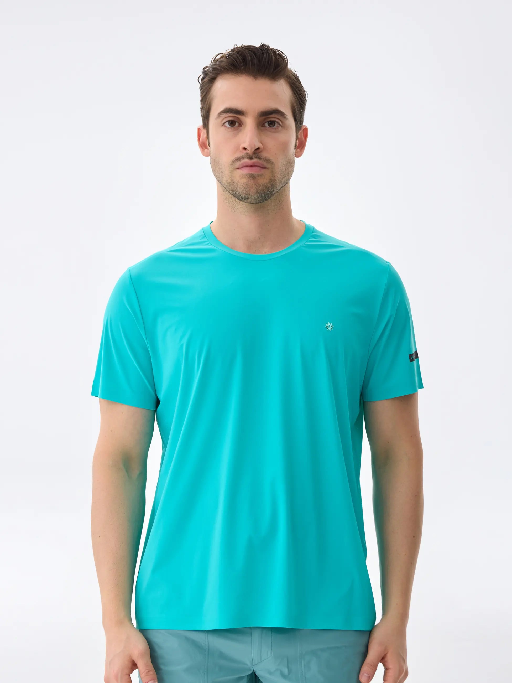 Isaora-Super Crew Kisa Kollu Ti̇şört-44-Milagron.com