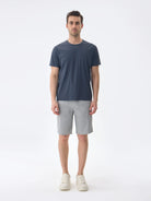 Isaora-Super Crew Kisa Kollu Ti̇şört-6-Milagron.com