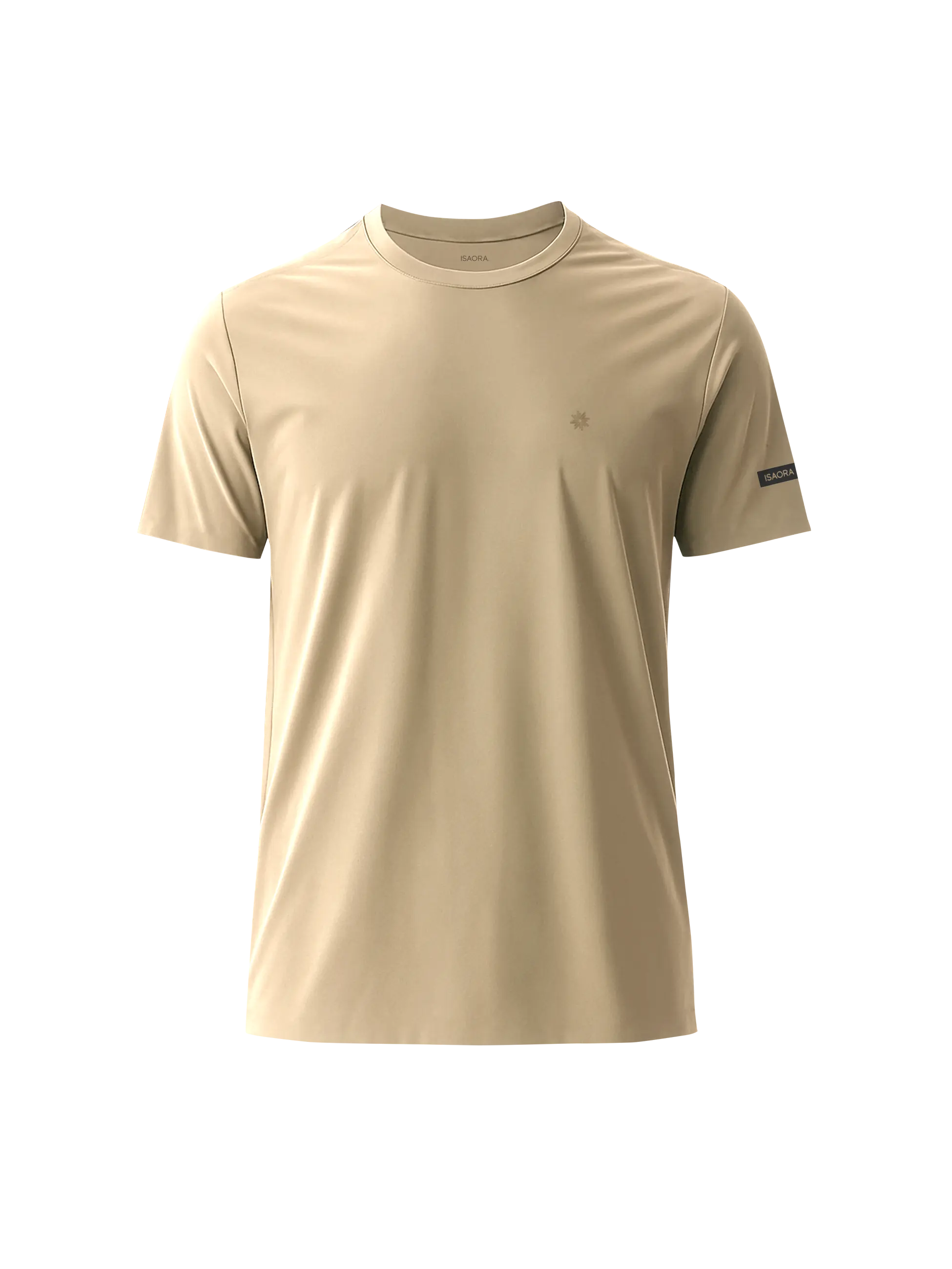 Isaora-Super Crew Kisa Kollu Ti̇şört-7-Milagron.com