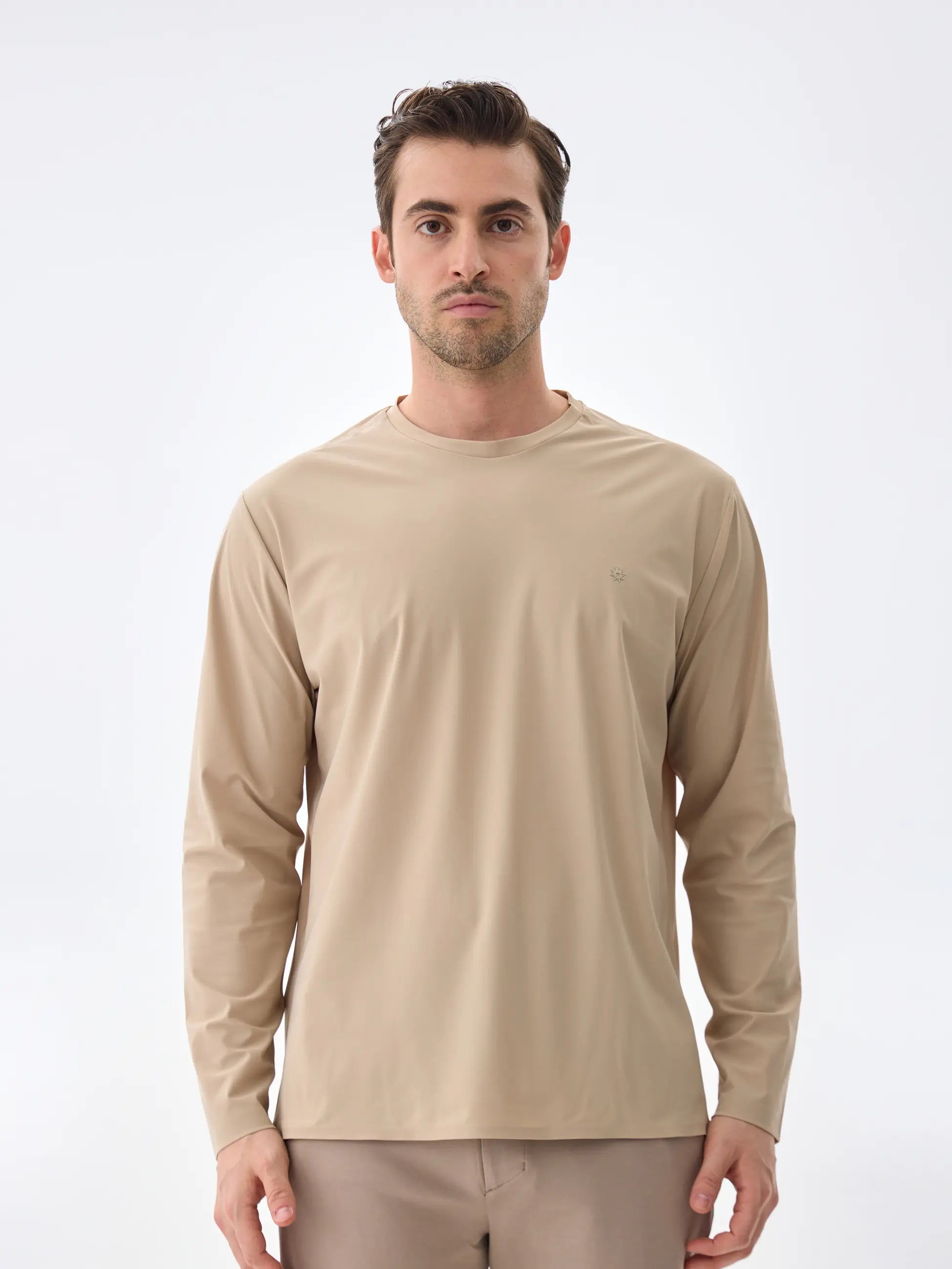 Isaora-Super Crew Uzun Kollu Ti̇şört-12-Milagron.com