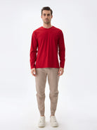 Isaora-Super Crew Uzun Kollu Ti̇şört-21-Milagron.com