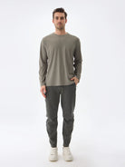 Isaora-Super Crew Uzun Kollu Ti̇şört-6-Milagron.com