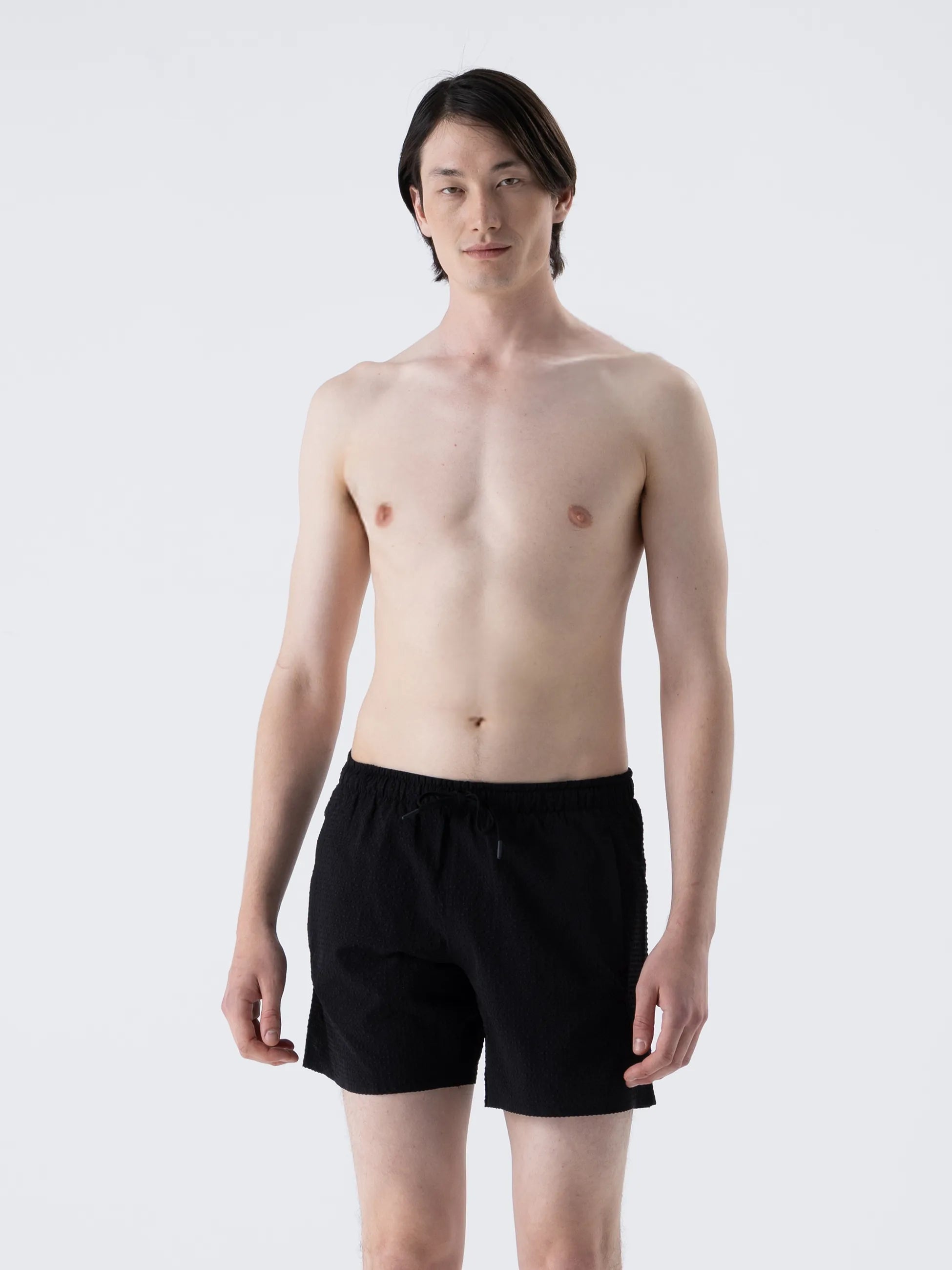 Isaora-Textured Deni̇z şortu-2-Milagron.com