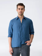 Isaora-The Linen Shirt 3/4-1-Milagron.com