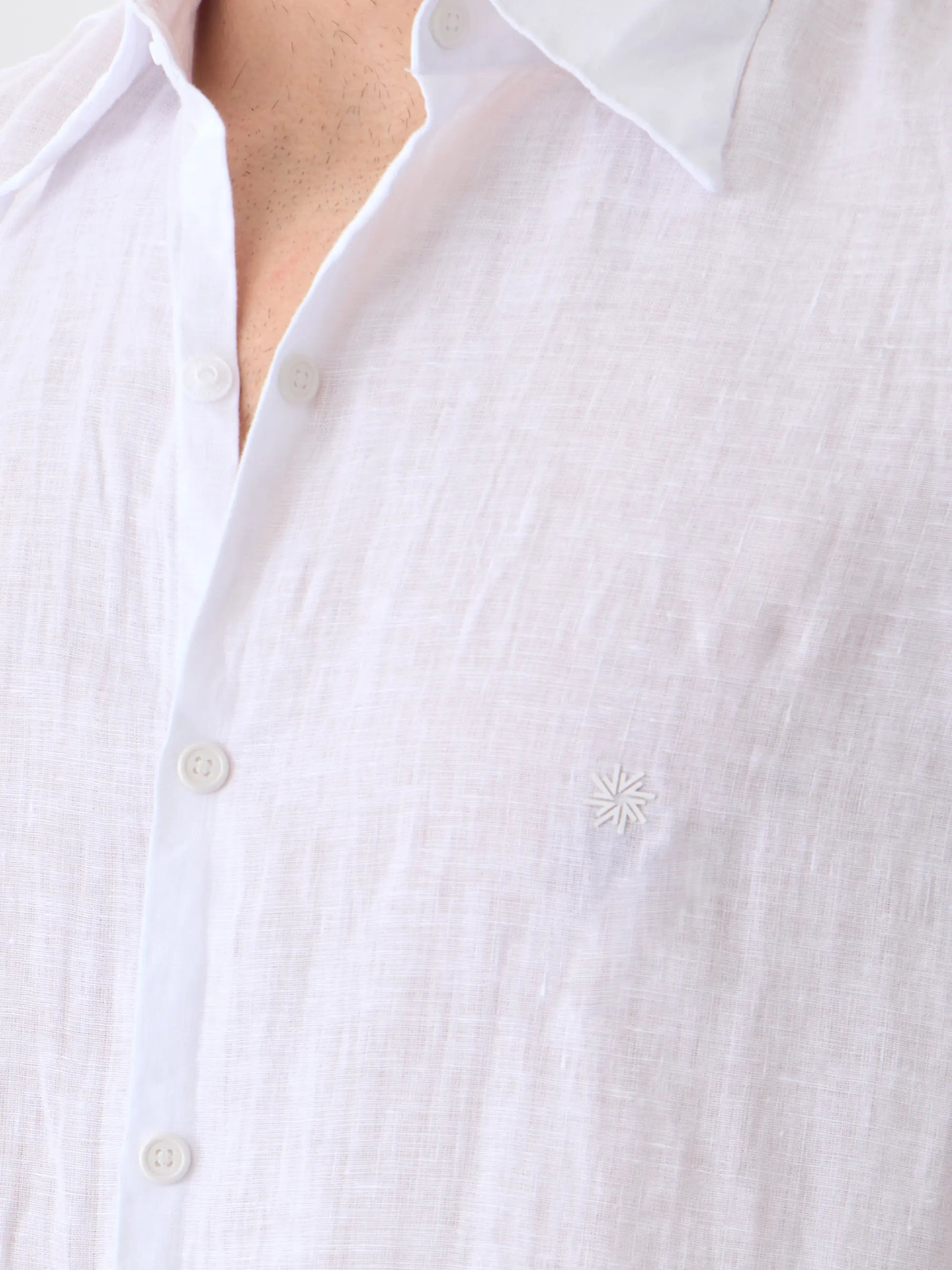 Isaora-The Linen Shirt 3/4-28-Milagron.com