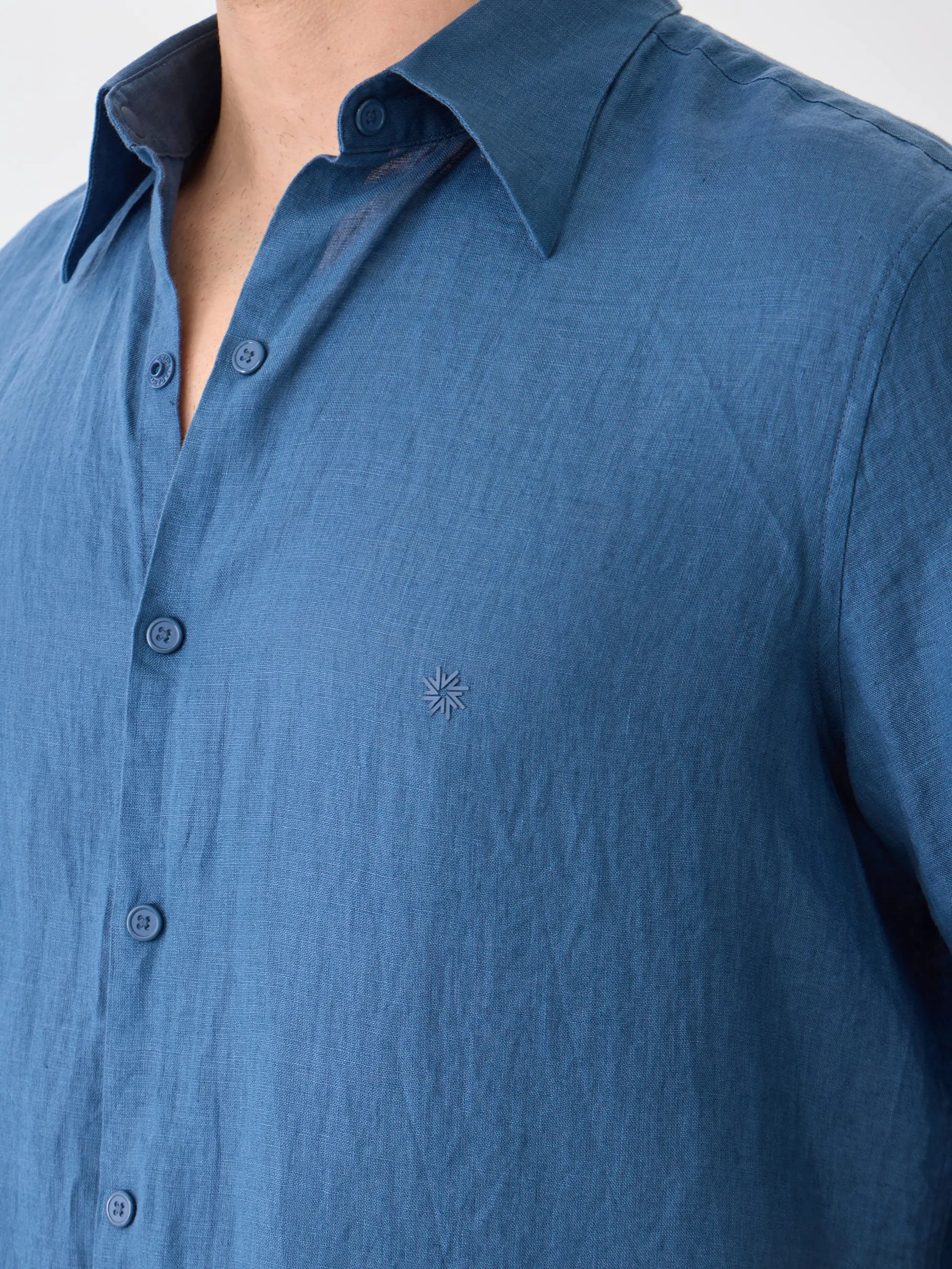 Isaora-The Linen Shirt 3/4-4-Milagron.com