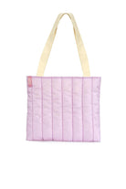 Isolated People-Purple Puffer Tote Bag-Omuz Çantası-1-Milagron.com