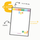 Alphabed Defter Ve Notluk Seti , Çok Renkli - 5