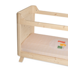 Alphabed Pamuk Saten Çok Renkli Bebek Çarşaf Seti 80X140Cm