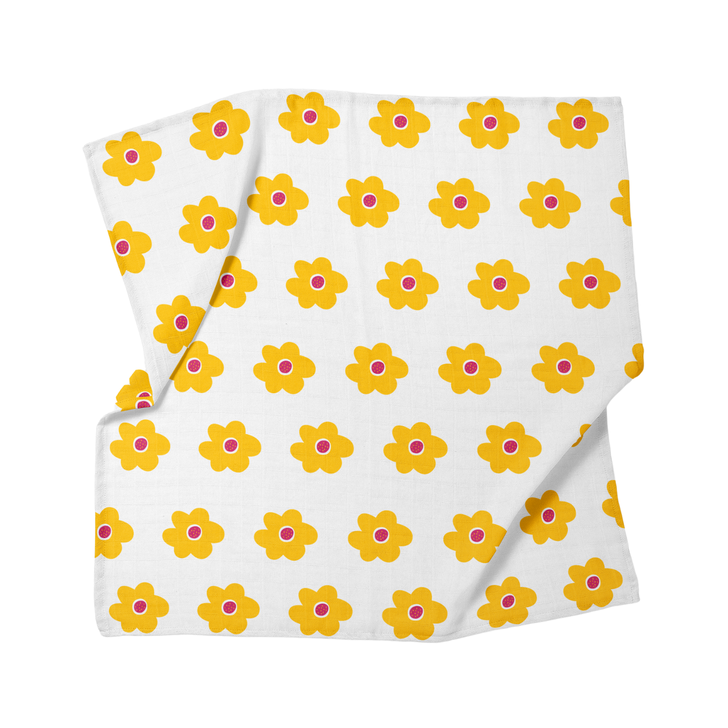 Amulet Lemon Bloom Müslin Bebek Örtüsü - 70X70Cm